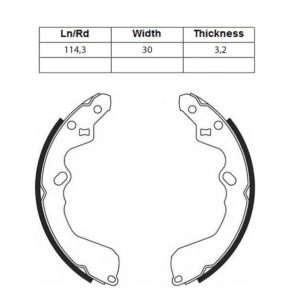 Колодки тормозные задние Mazda GF8P R=114,3 Kashiyama K-3386 (FN-3386)
