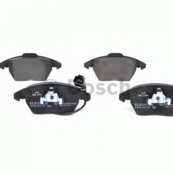 Колодки тормозные передние VW Passat 1.4L 1.6L 1.8L 2.0L 3.6L Bosch 0986424797 (GDB1550)