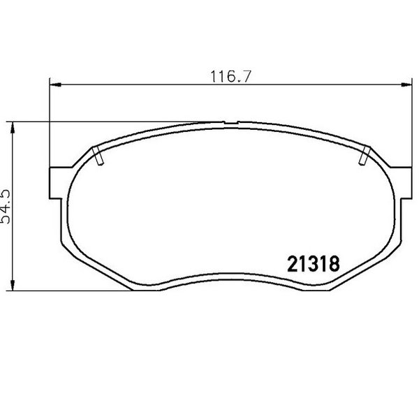 Колодки тормозные передние Nisshinbo NP-1010 (PF-1246)