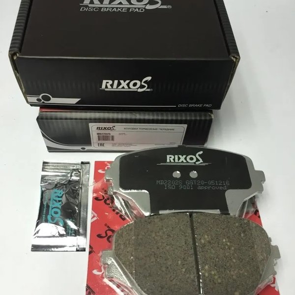Колодки тормозные передние Toyota ZCA25/26 ACA20/21 Rixos MD2202S (PF1447,NP1036,SP1233) 
