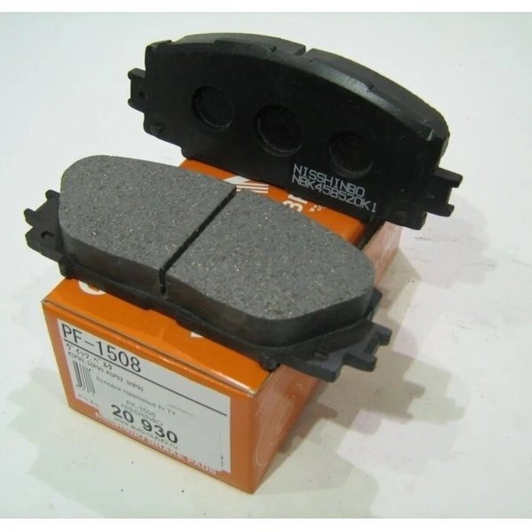 Колодки тормозные передние Nisshinbo NP-1091 (PF-1508)