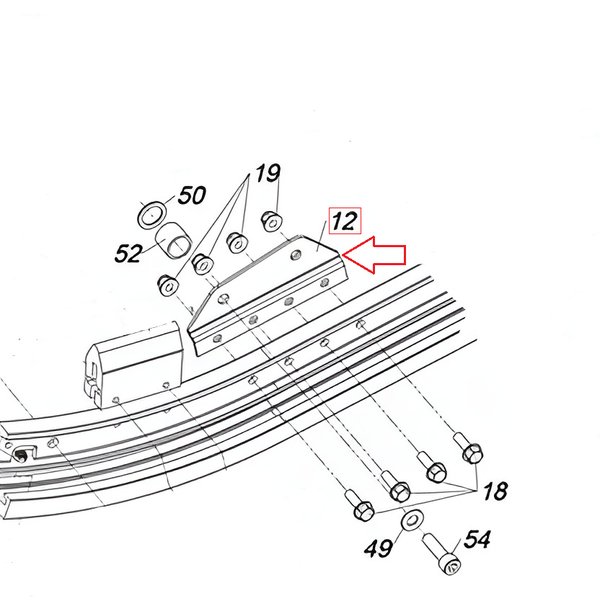 Щека MS150 Stels окраш. Оригинал