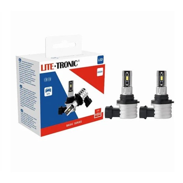 Лампа HB4 Lite-Tronic Basic HB4BSLEDX2 6000K 12V 2 шт