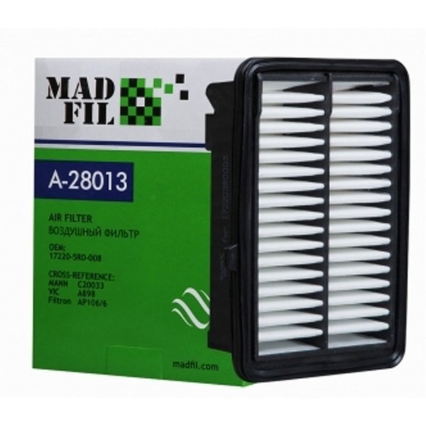 Фильтр воздушный Madfil A-28013 (A-898V Vic) Япония