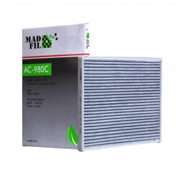 Фильтр салонный Madfil AC-980C угольный (CUK 2138/CFA 11261 Fram) 