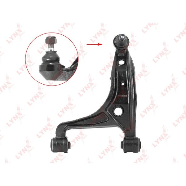 Рычаг задней подвески верхний Suzuki 46201-65J01 Lynx C5525R TD54V TDA4, R (46201-65J00,0724- УЦЕНКА