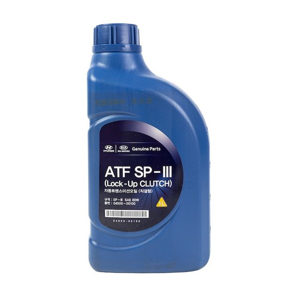 Масло трансмиссионное Hyundai ATF SP-III (04500-00100) Корея 1л