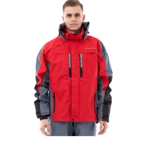 Мембранная куртка QUAD PRO Red - Grey 2024 XL Dragonfly 