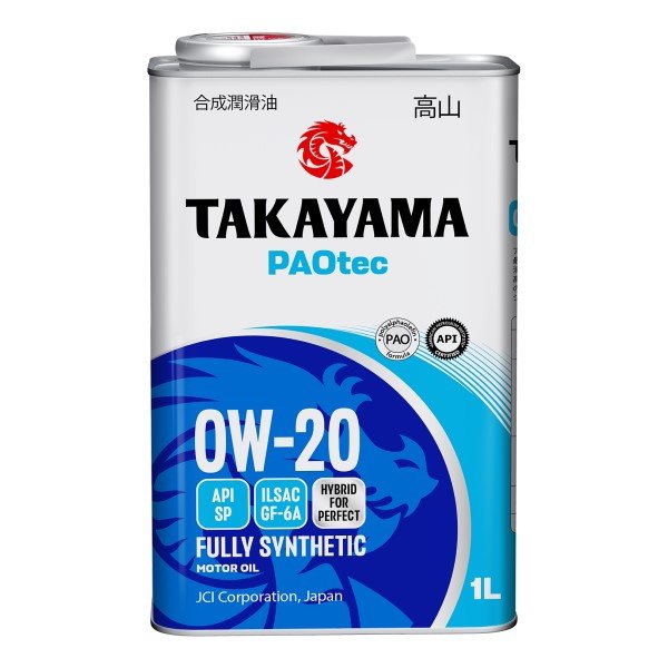 Масло моторное Takayama Paotec 0W20 C5/SN Plus 1