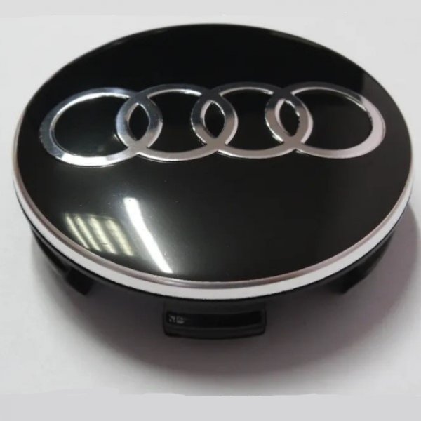 Заглушка диска AUDI 60 мм Tech Line, кик,слик, со стикером