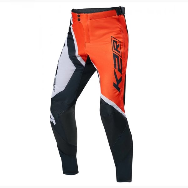 Брюки K2R MX LIGHT, Orange/White/Black, 44