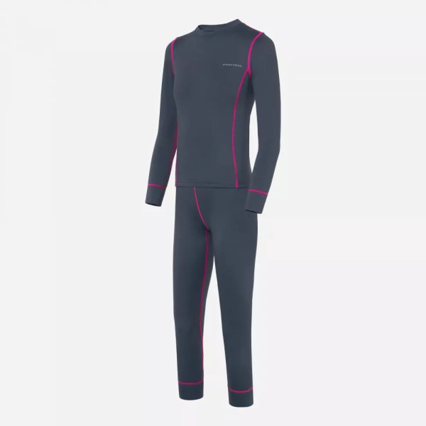 Термобелье для девочек Finntrail Dino 6101 DarkGreyPink (146-152)