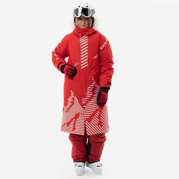 Плащ зимний Race Coat Woman Red M Dragonfly