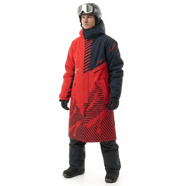Плащ зимний Race Coat Man Red - Black S Dragonfly