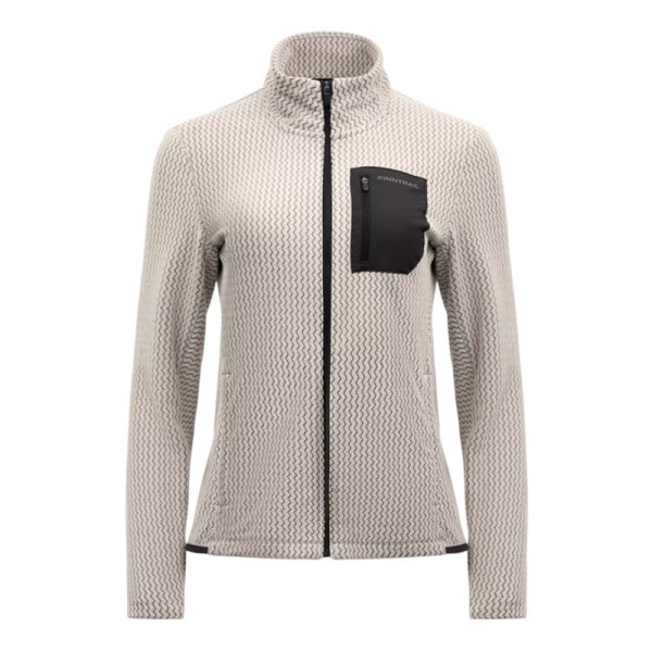 Толстовка женская флисовая Flow W 1239 LightBeige (S) Finntrail