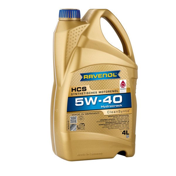 Масло моторное Ravenol HCS 5W40 4л 