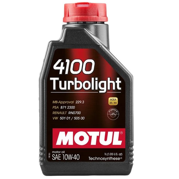 Масло моторное Motul 4100 Turbolight 10W40 1