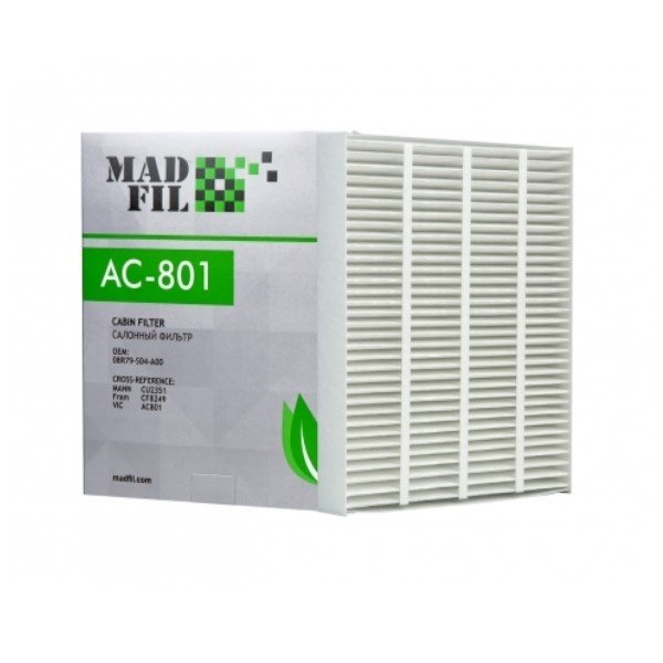 Фильтр салонный Madfil AC-801 (M2 HND01/CU 2351 Mann)