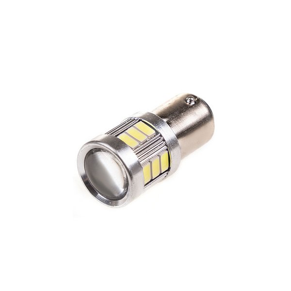 Лампа св/д BAY15d S25 (P21/5W) 12-24V 18 SMD диодов 2-конт Белая