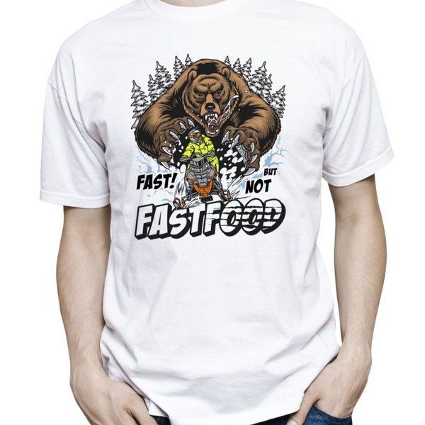 Футболка Top Sports FastFood White, L