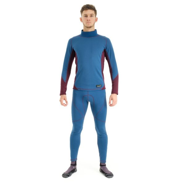 Термобелье зимнее с высоким воротом Мужское Bordo - Deep Blue 2023 L Dragonfly